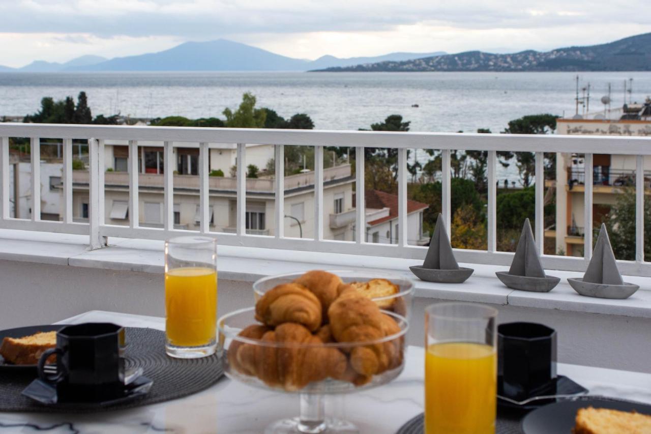 Sea View Luxury Apartment โวโลส ภายนอก รูปภาพ