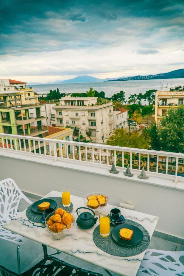 Sea View Luxury Apartment โวโลส ภายนอก รูปภาพ